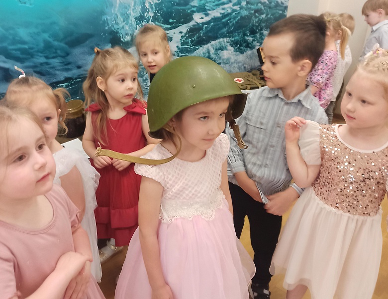 Выставка-музей Боевой славы в детском саду